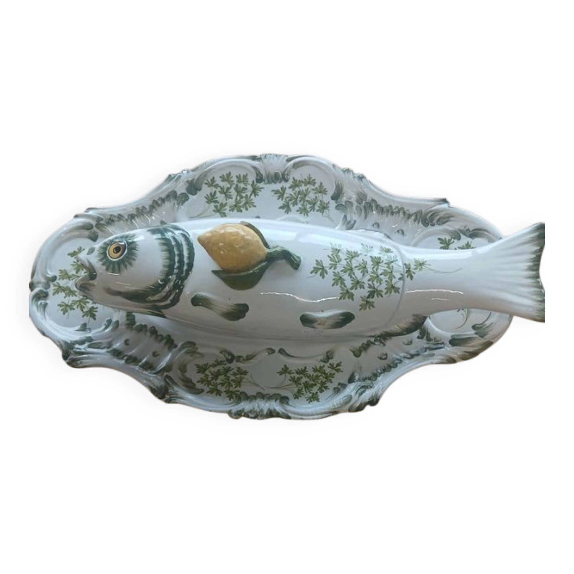 Ceramic fish dish