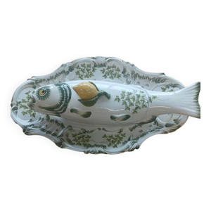 Plat à poisson en céramique