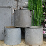 Cache pot en zinc