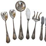 Silver-plated cutlery set - 103 pieces
