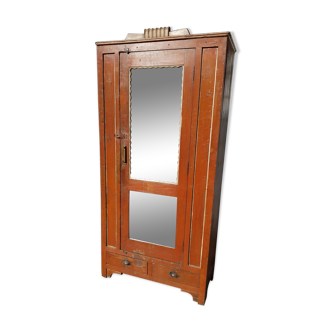 Standing Man - Art Deco cabinet in Burmese teak