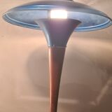 Lamp mushroom blue metal 1940