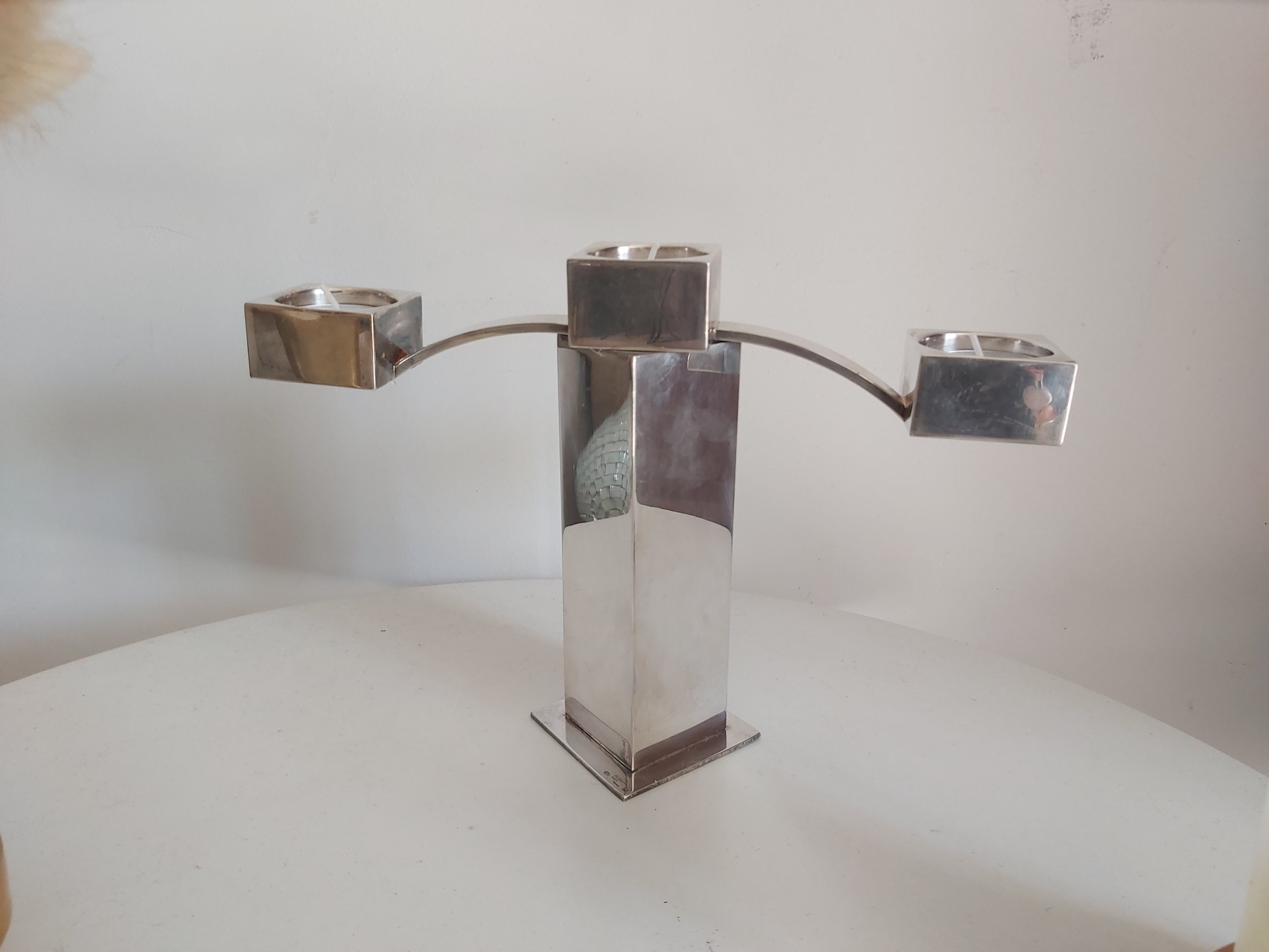 Chandelier 3 candles Meurgey Paris