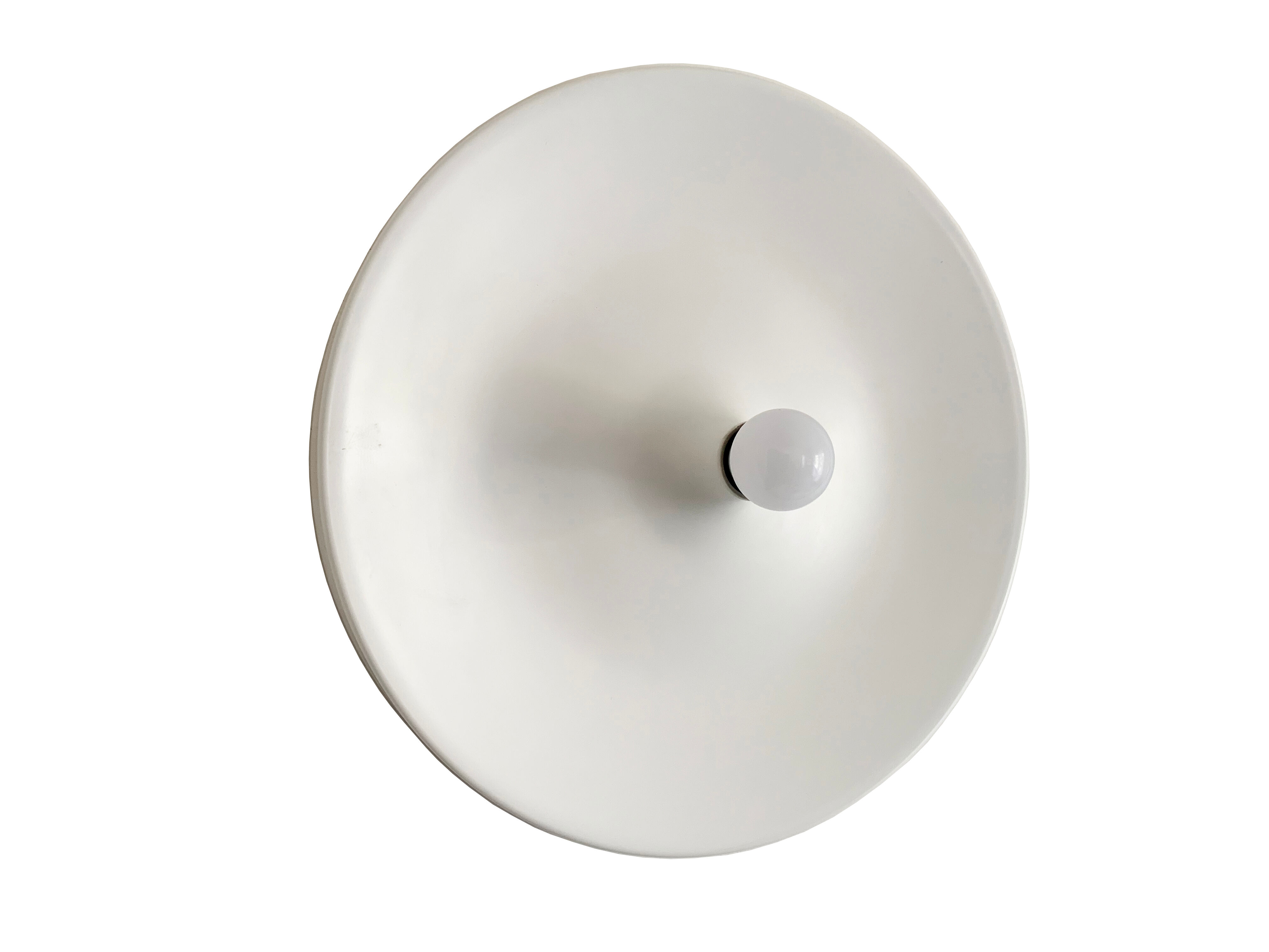 Very Large White Space Age Lamp - Produced Staff Leuchten -  Wall Or Ceiling Lights - 1970s