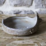 Empty ceramic owl pocket Jean-François Descombes Flayosc