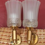 Applique vintage en laiton