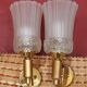 Vintage brass wall light