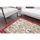Vintage Turkish Oushak Handmade Wool Cotton Red Area Rug 107x191