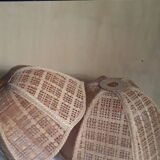 Rattan lampshade