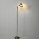 Scandinavian brass floor lamp, 1950s/60s