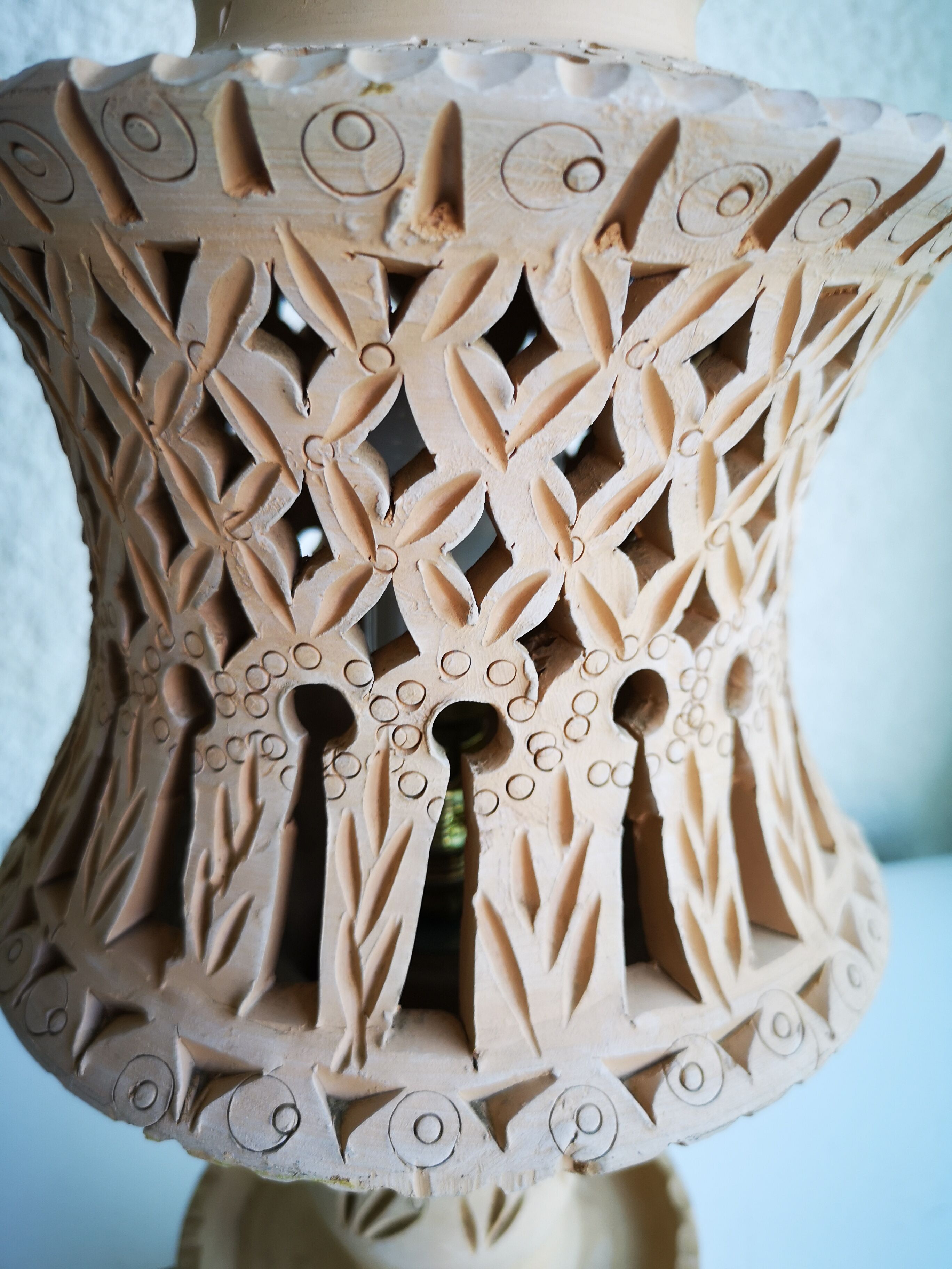 Terracotta photophore lamp