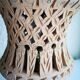 Lampe photophore en terre cuite