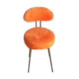 Old armchair moumoute orange