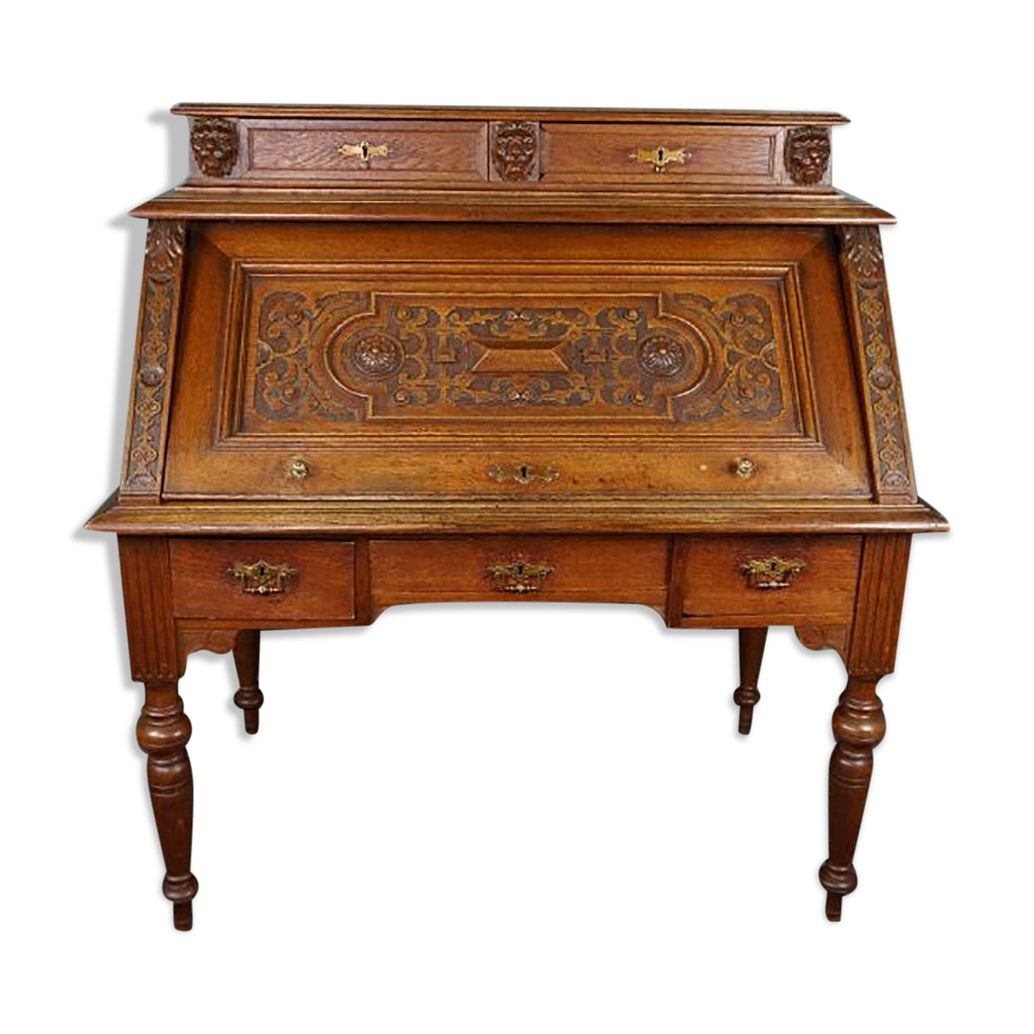 Old Dutch oak office, early 1900