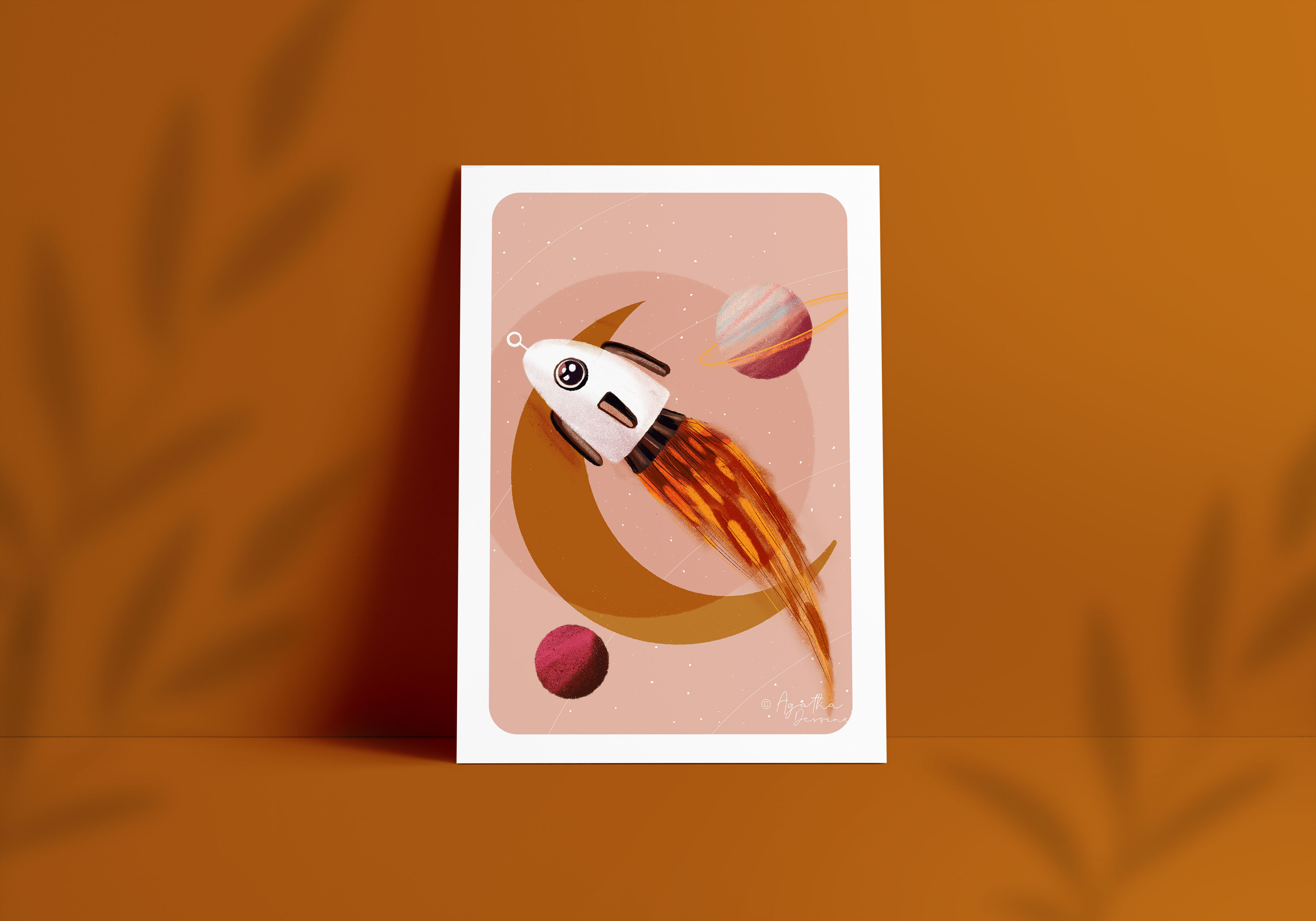 Illustration "universe" a4