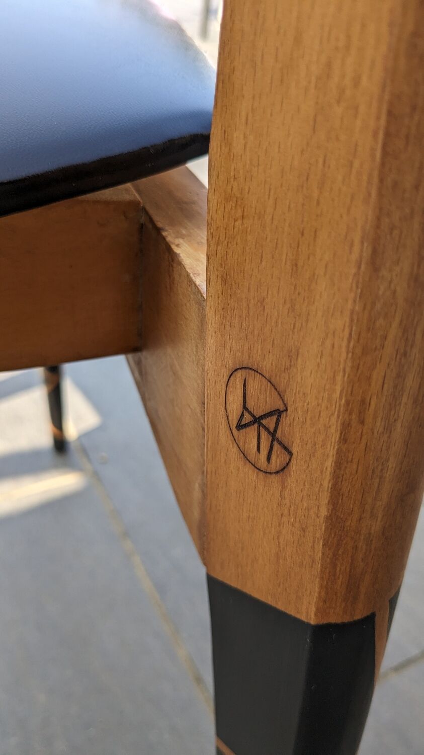 Vintage Scandinavian chair upgraded