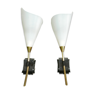 Pair of perspex 50-60 years