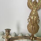 Large candlestick with winged caryatids