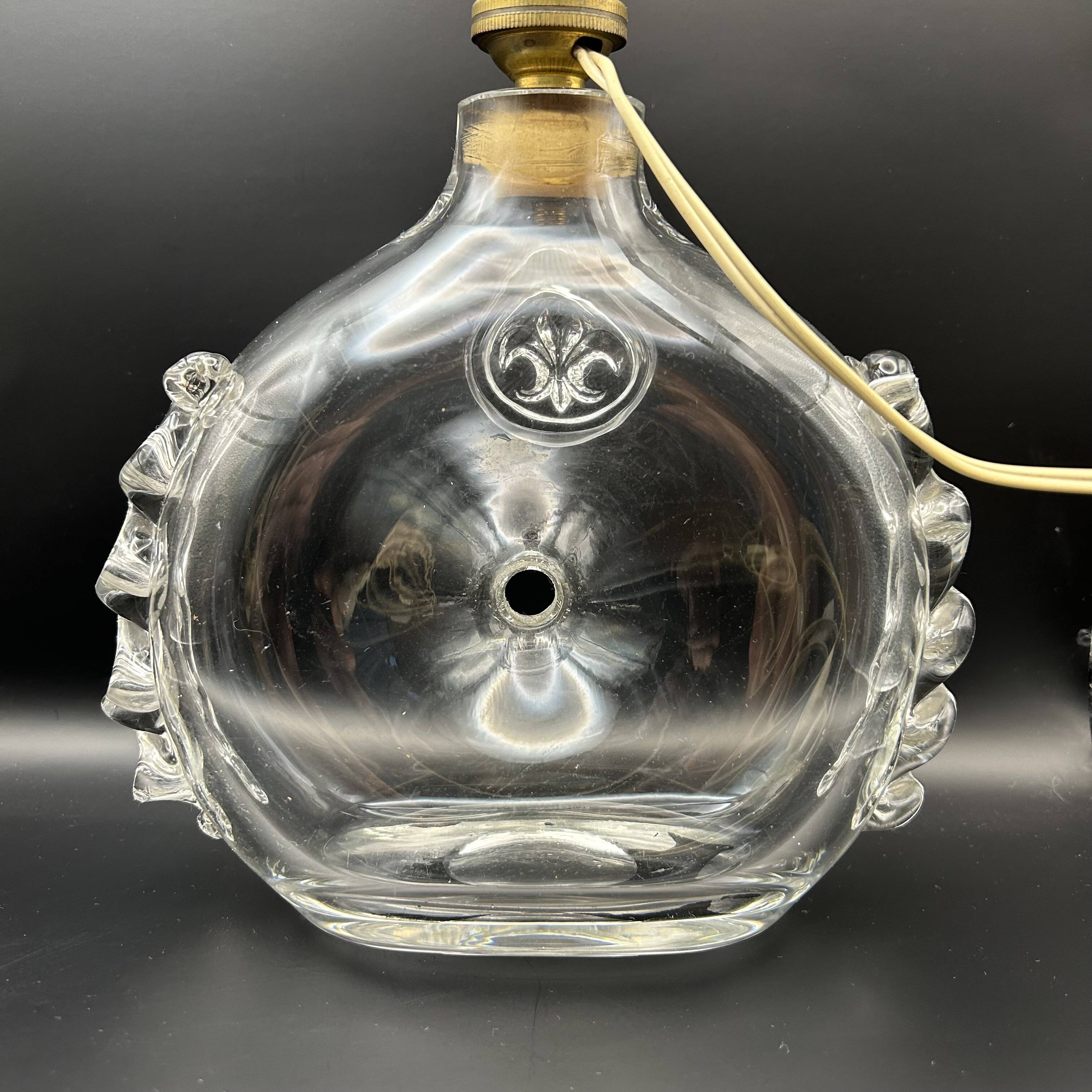 Daum France lamp fleur de lys model