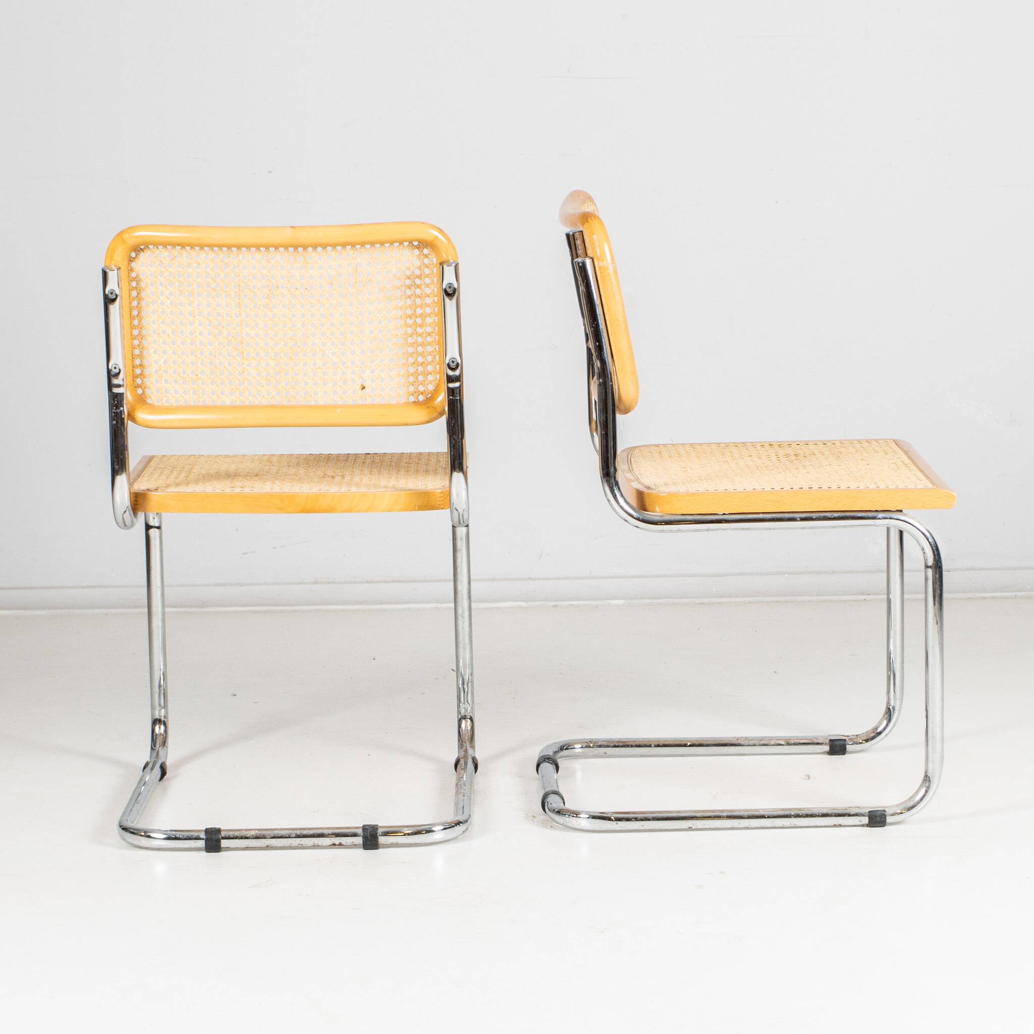 Chair a pair of cesca b32 attributed to breuer 1970 denmark