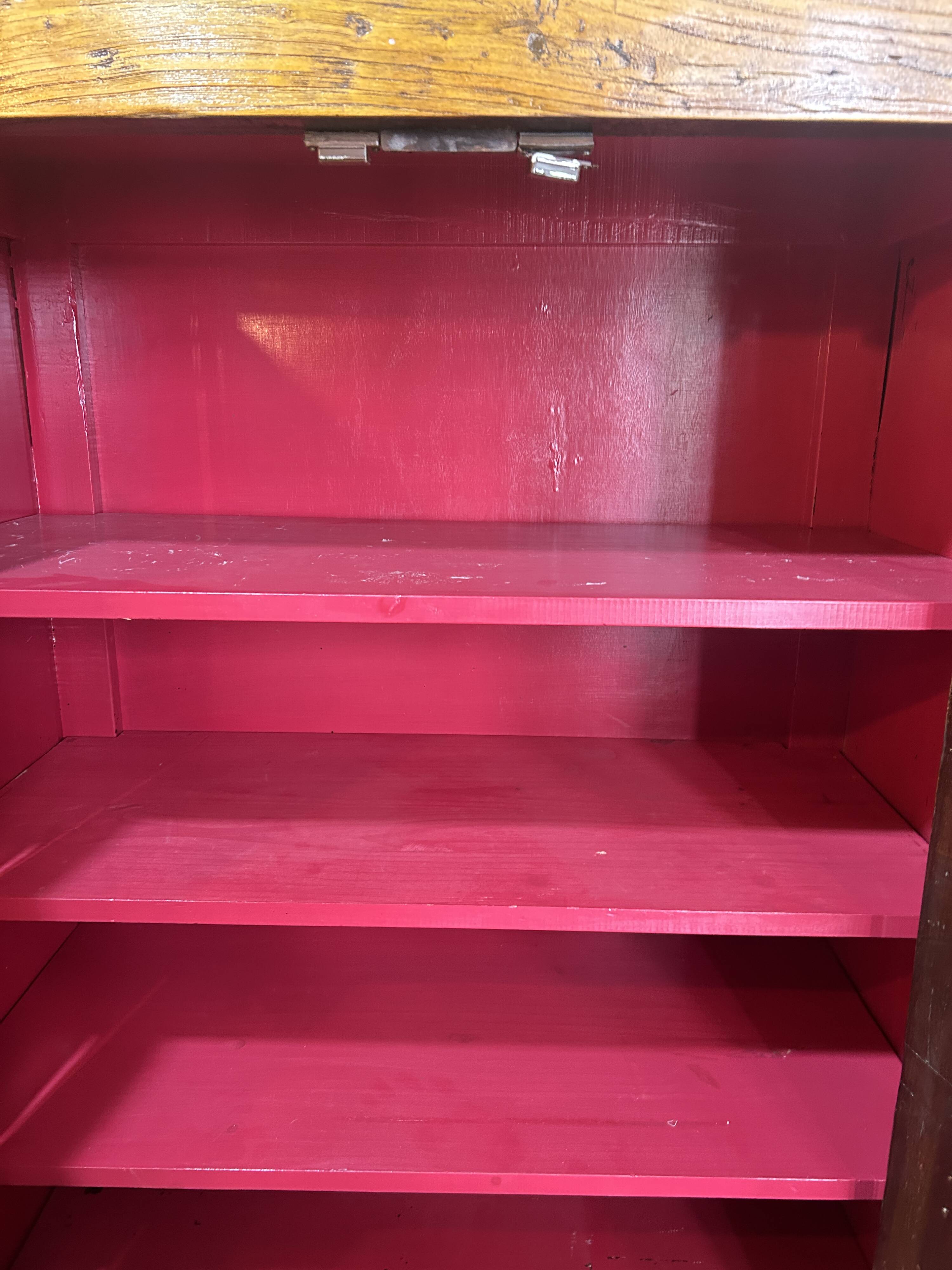 Solid oak Chinese buffet