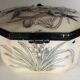 Engraved bone pill box