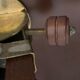 Adjustable and steerable wooden arch lamp lamp 1970