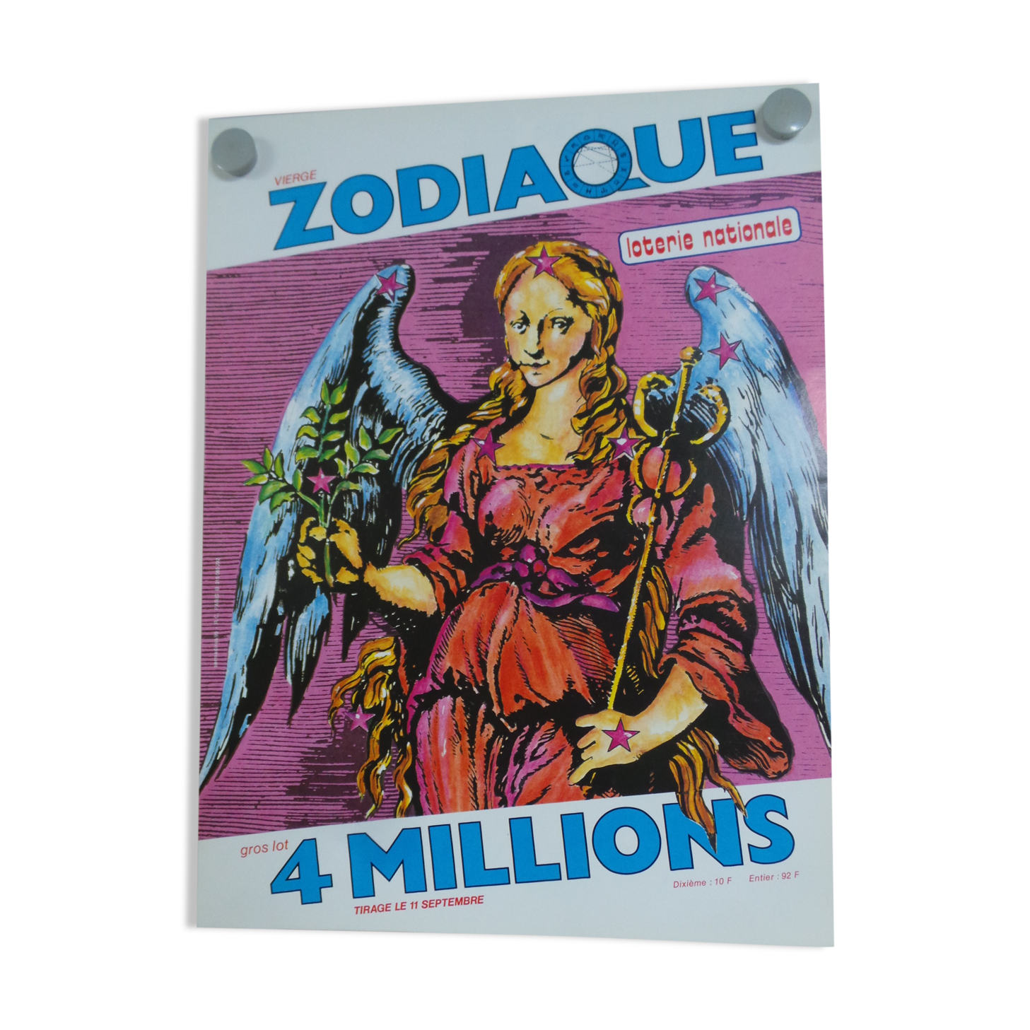 Original poster National Lottery Zodiac Virgo