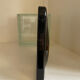 Empty glass pocket Saint Gobain vintage 70s smoked glass