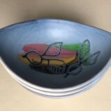 Set of 3 earthenware cups