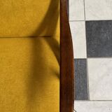 Rocking chair in yellow by TON