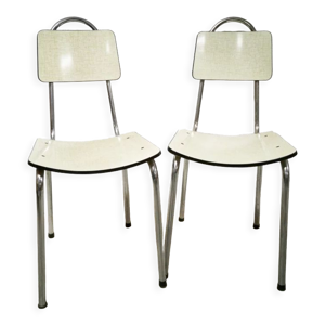 Duo de chaises en formica