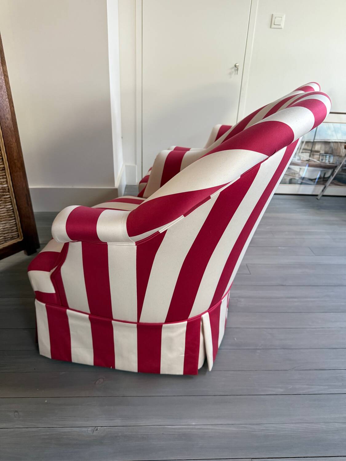 Paire de fauteuil crapaud style rococo