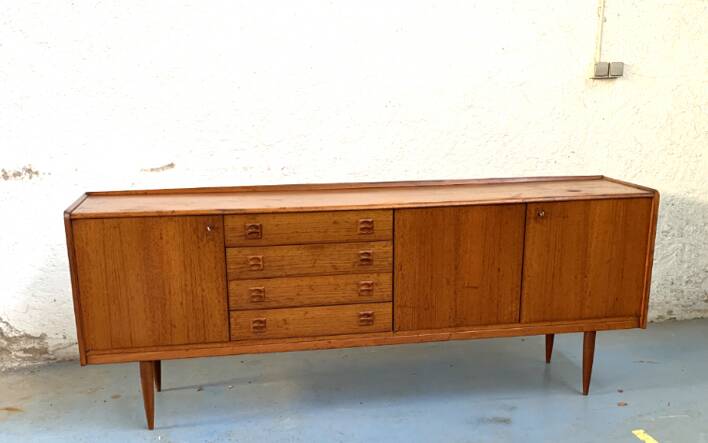Scandinavian teak sideboard from the 60s