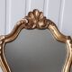 Small tabletop mirror in gilded wood (vintage)