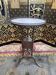 Louis XVI style pedestal table marble