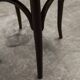 Ungvar Ungarn 1900 dark brown cane bistro chair