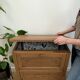 Small Art Deco buffet - restored vintage radio cabinet