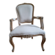 Louis XV cabriolet armchair in carved wood – 19th century – beige fabric