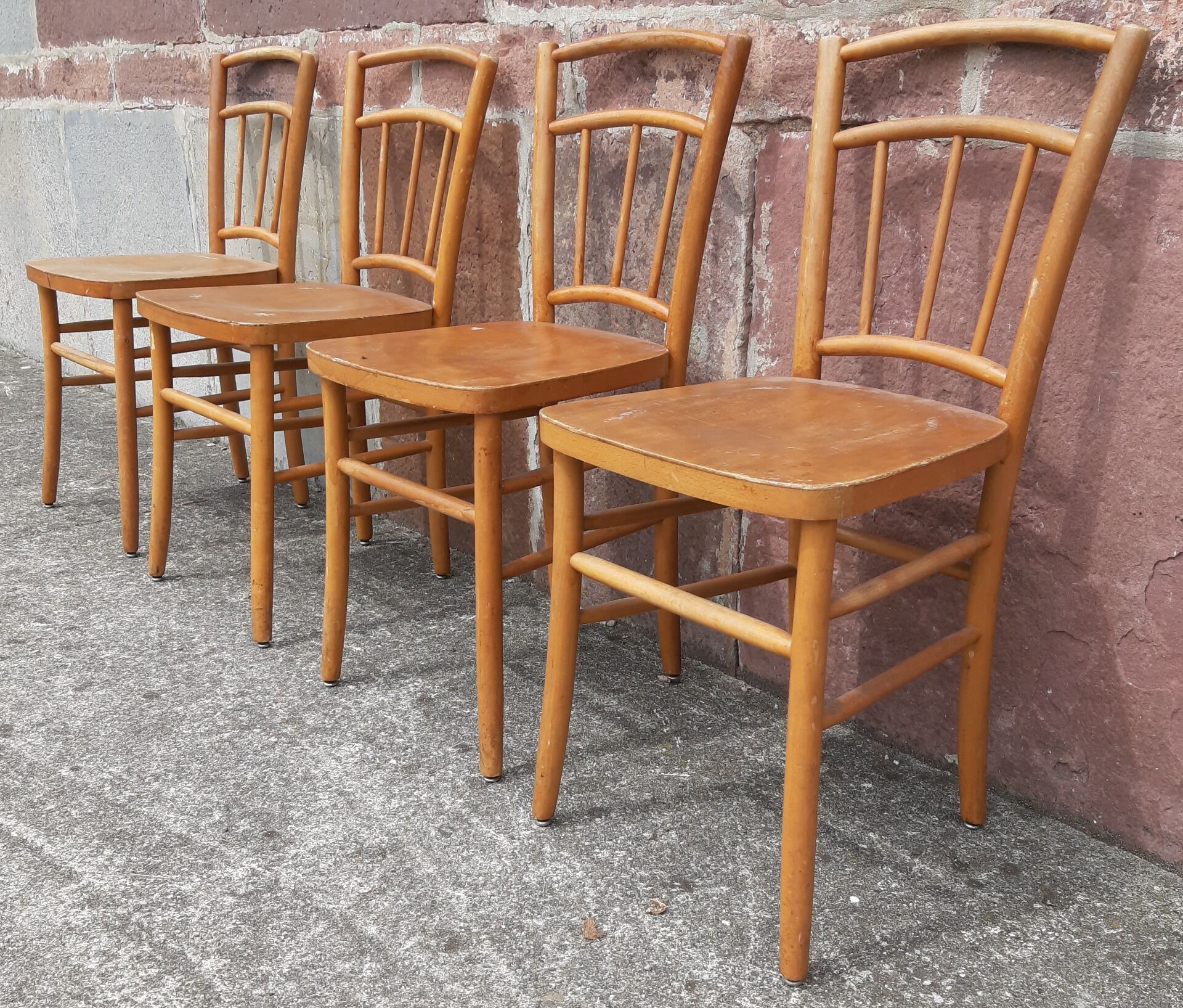 Chaises bistrot (Lot de 4 chaises)