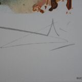 Salvador Dali: Horses, Bucephalus - Signed lithograph