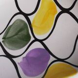 Three vintage free-form ceramic ravine dishes from the 1950s