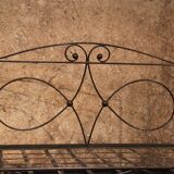 Wrought iron bed 1m80