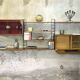 Modular vintage wall unit in teak.