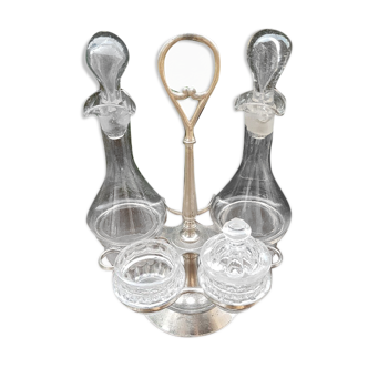 Servant table service oil vinegar late XIX th