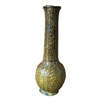 TAMEGROUTE POTTERY VASE IN GLAZED TERRACOTTA