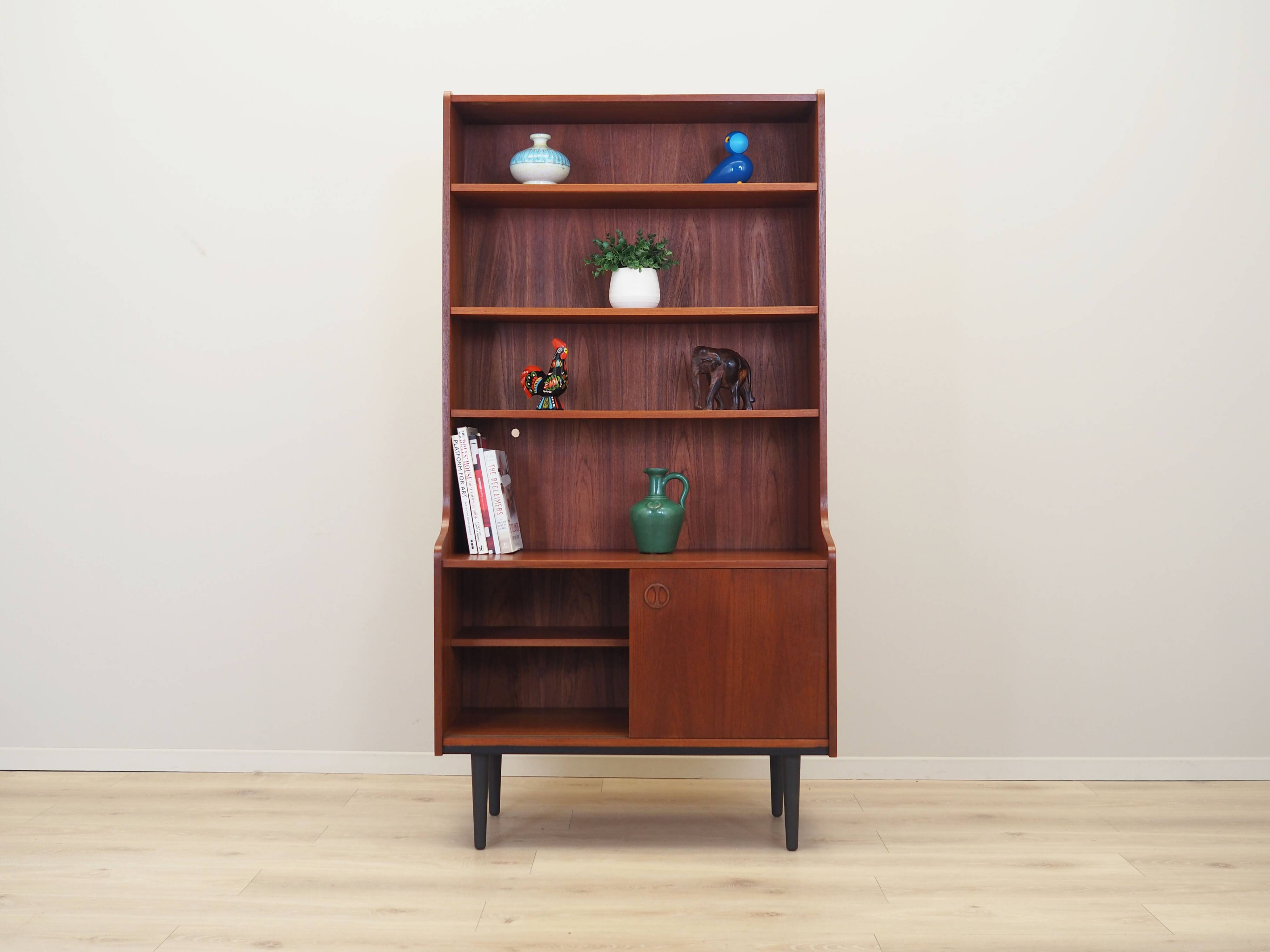Teak bookcase, Danish design, 1970s, production: Denmark