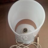 Thermoformed Plexiglas Bedside Lamp Vintage 60/70
