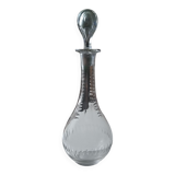Old glass decanter with stopper