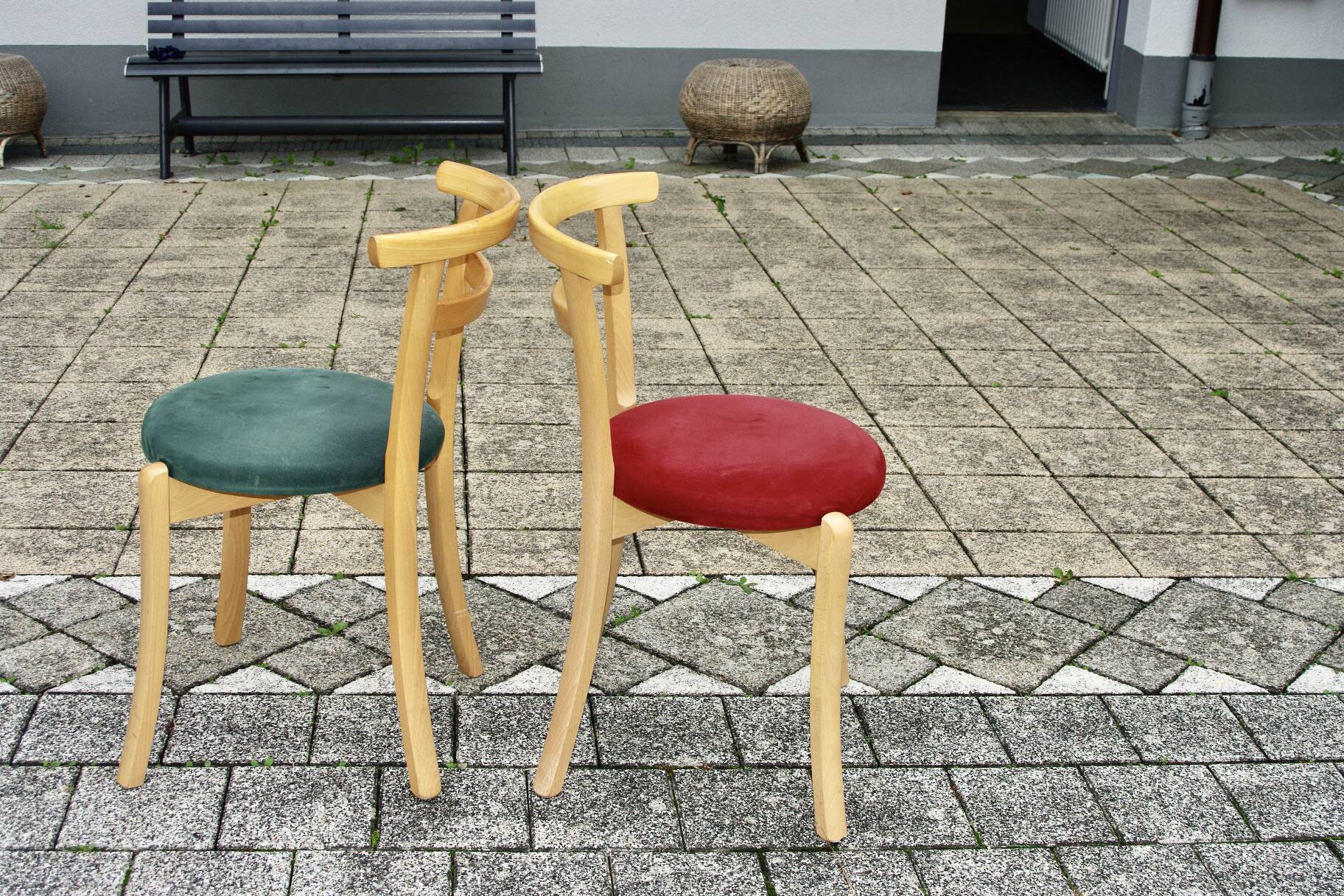 Pair of chairs by jl moller danmark 1960